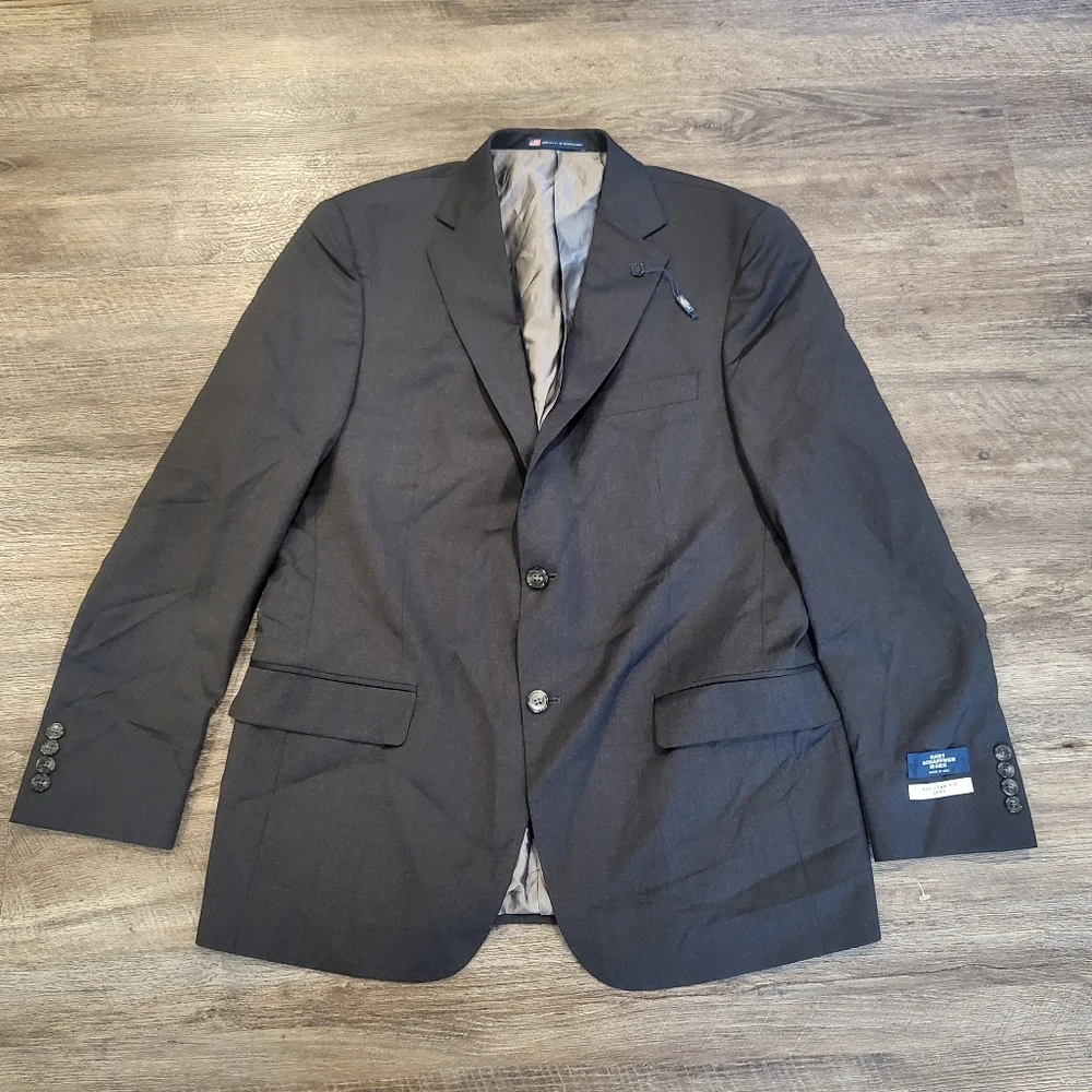 Hart Schaffner Marx New York Worsted Wool Blazer - Picture 1 of 14